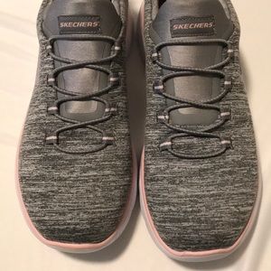 Summits Quick Getaway grey & pink Skechers